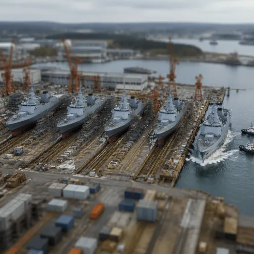 Amiral Louzeau mis à l'eau : cinq FDI en simultané, le pari industriel de Naval Group à Lorient