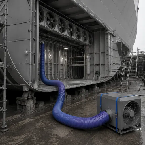 La forced ventilation au cœur des normes de sécurité en chantier naval