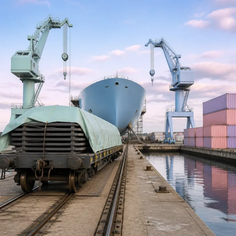 Transportrail et chantiers navals : comment le rail structure la chaîne d’approvisionnement maritime